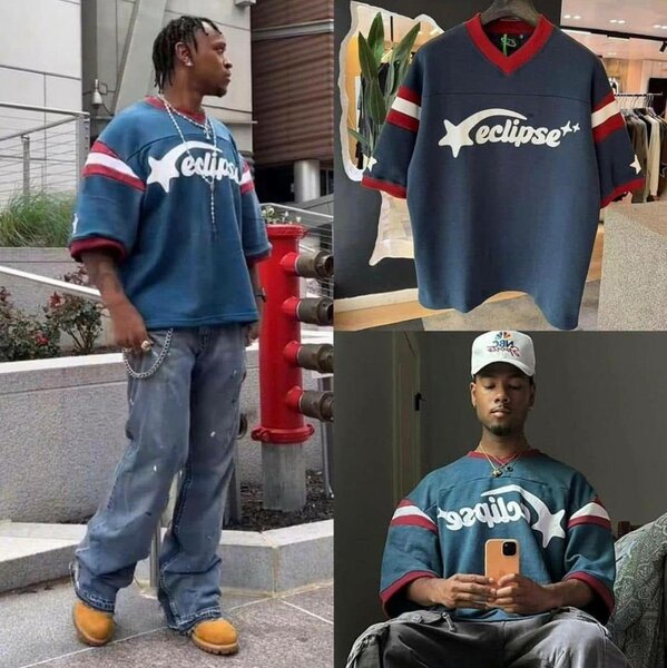 T-shirt Eclipse oversize homme