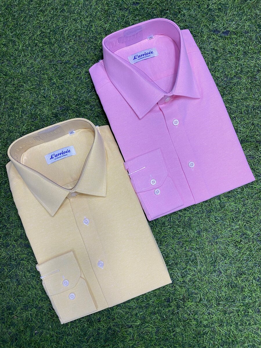 100% cotton slim fit smart shirts