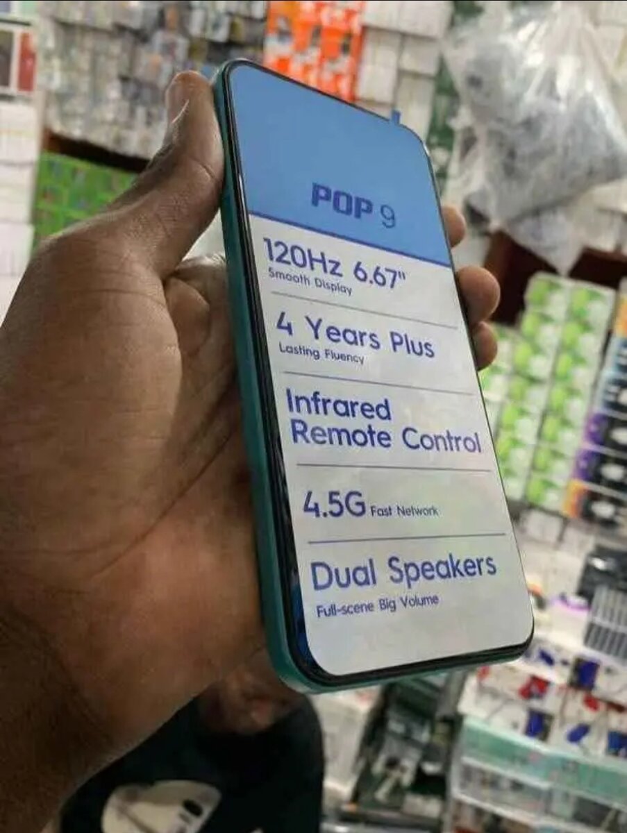 Smartphone POP 9 4G 6.67"