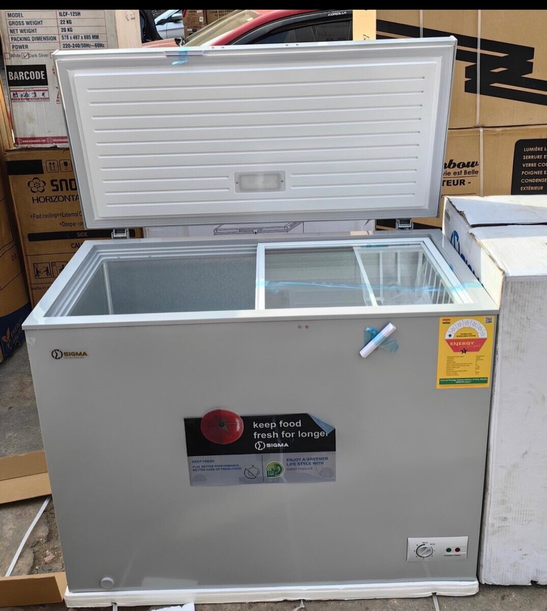 Stigma chest freezer