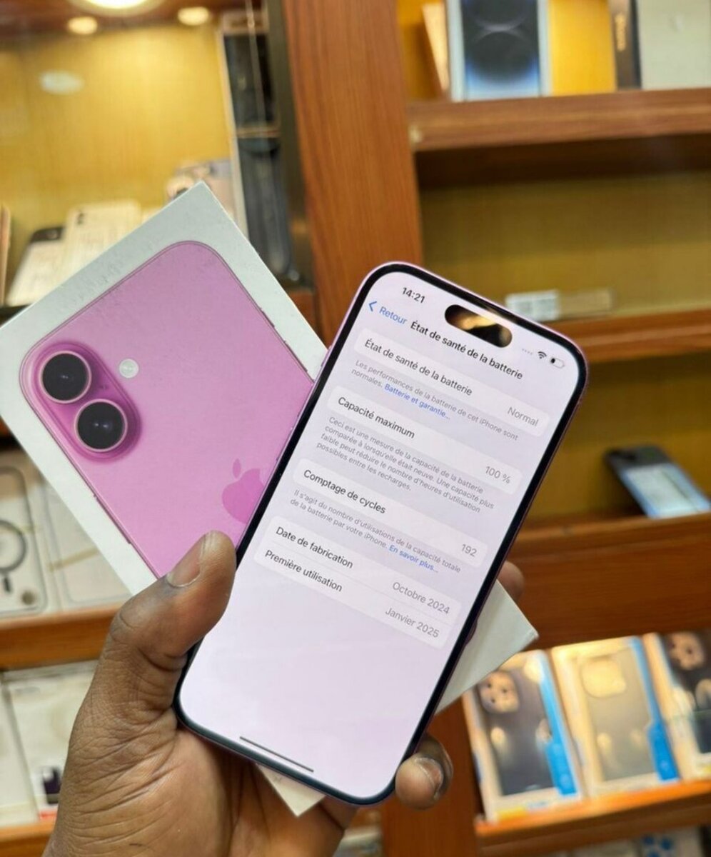 iPhone 16 Rose - Neuf