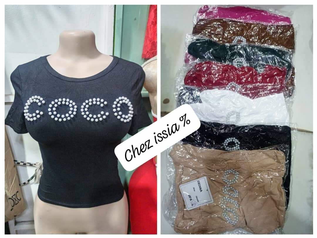 T-shirt à slogans tendance