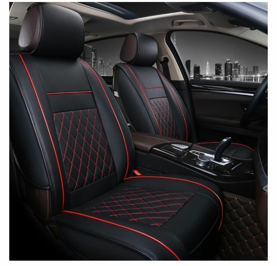 1PCS UNIVERSAL LUXURY PU LEATHER SEAT CUSHION (L59.8 X W20.9