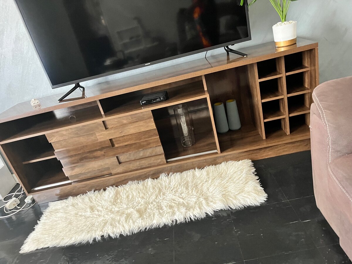 Tv stand,couch,coffee marker