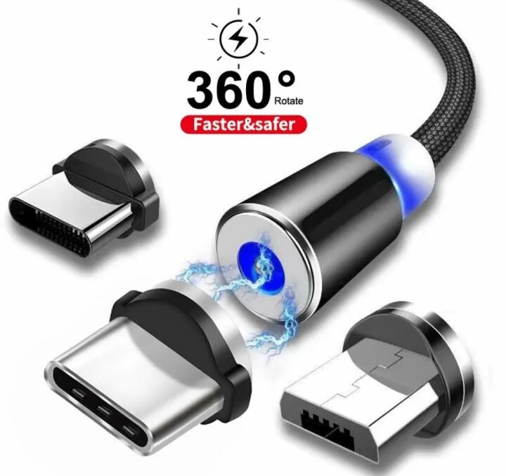 Câble de Chargement Magnétique 360°