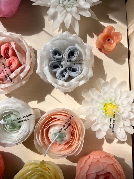 Свечи-цветы