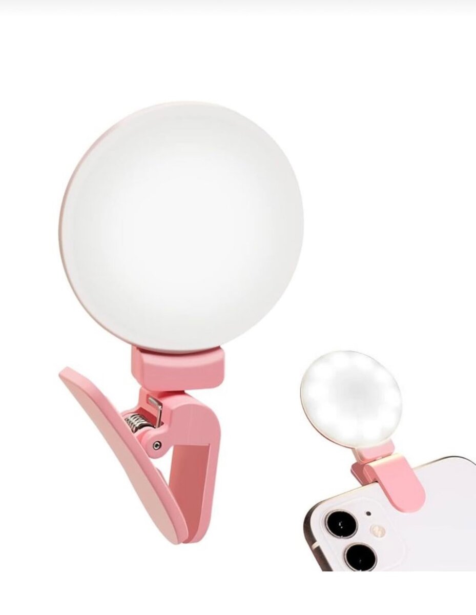 Anneau LED Selfie Clip
