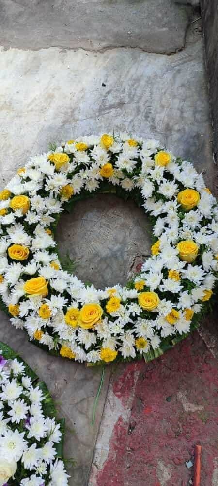 Couronne de fleurs  naturelle!