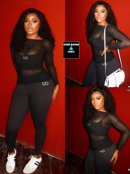 Ensemble transparent chic