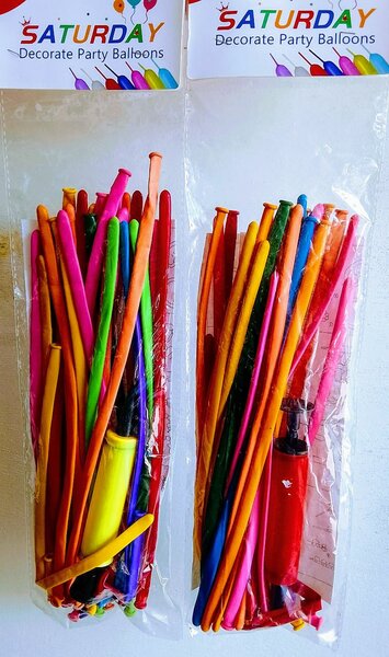 Ballons de fête multicolores