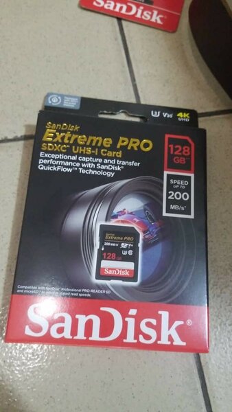 Extreme Pro SD Cards available in all sizes