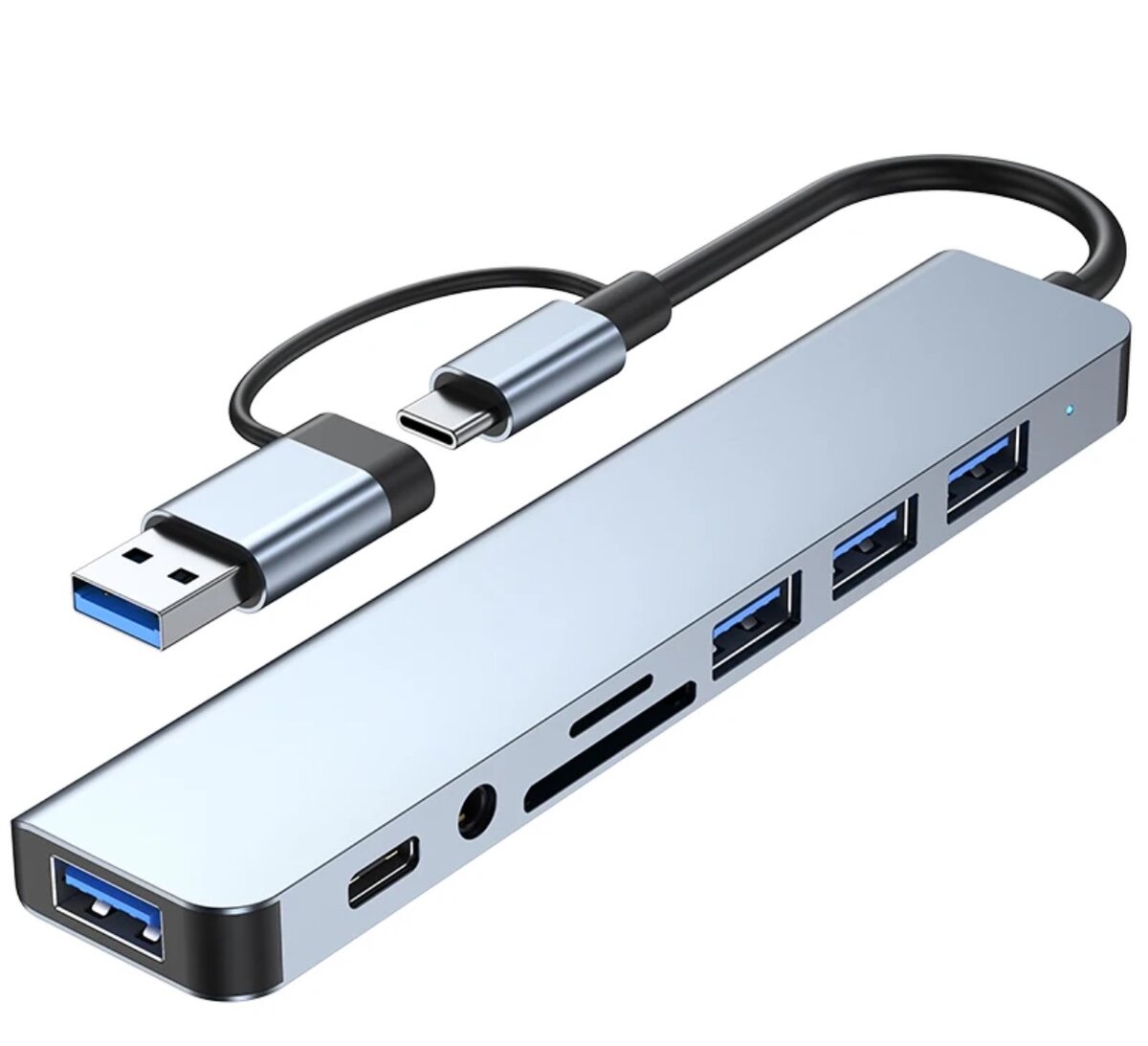 8 in 1 type c  and usb connector