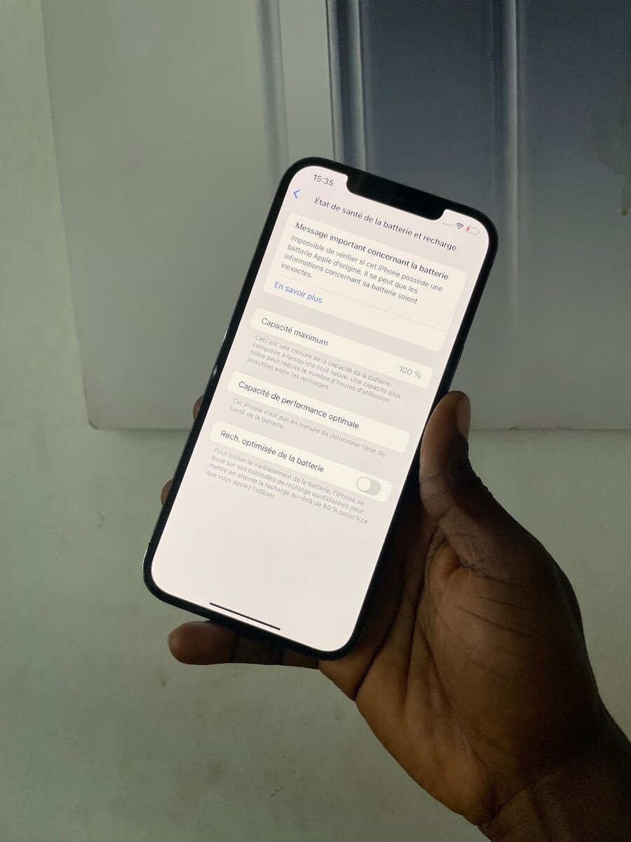 12 Pro Max 128Go sans Face ID