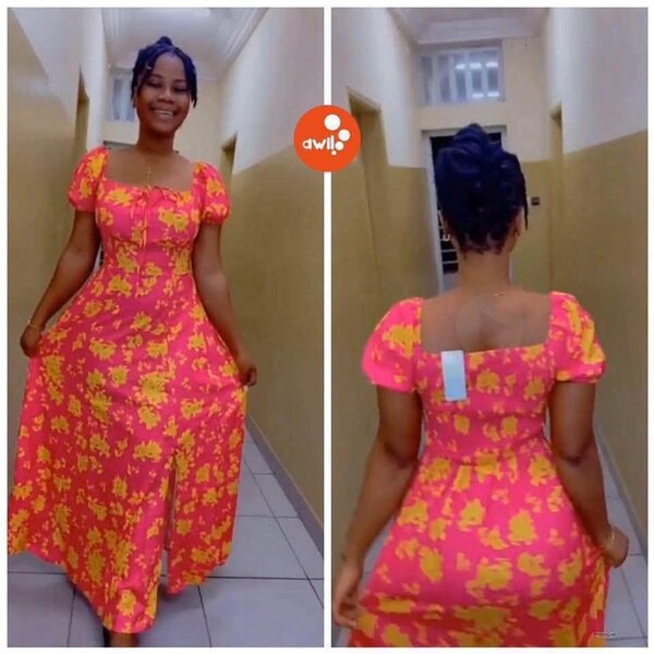 Robe longue fleurie élégante