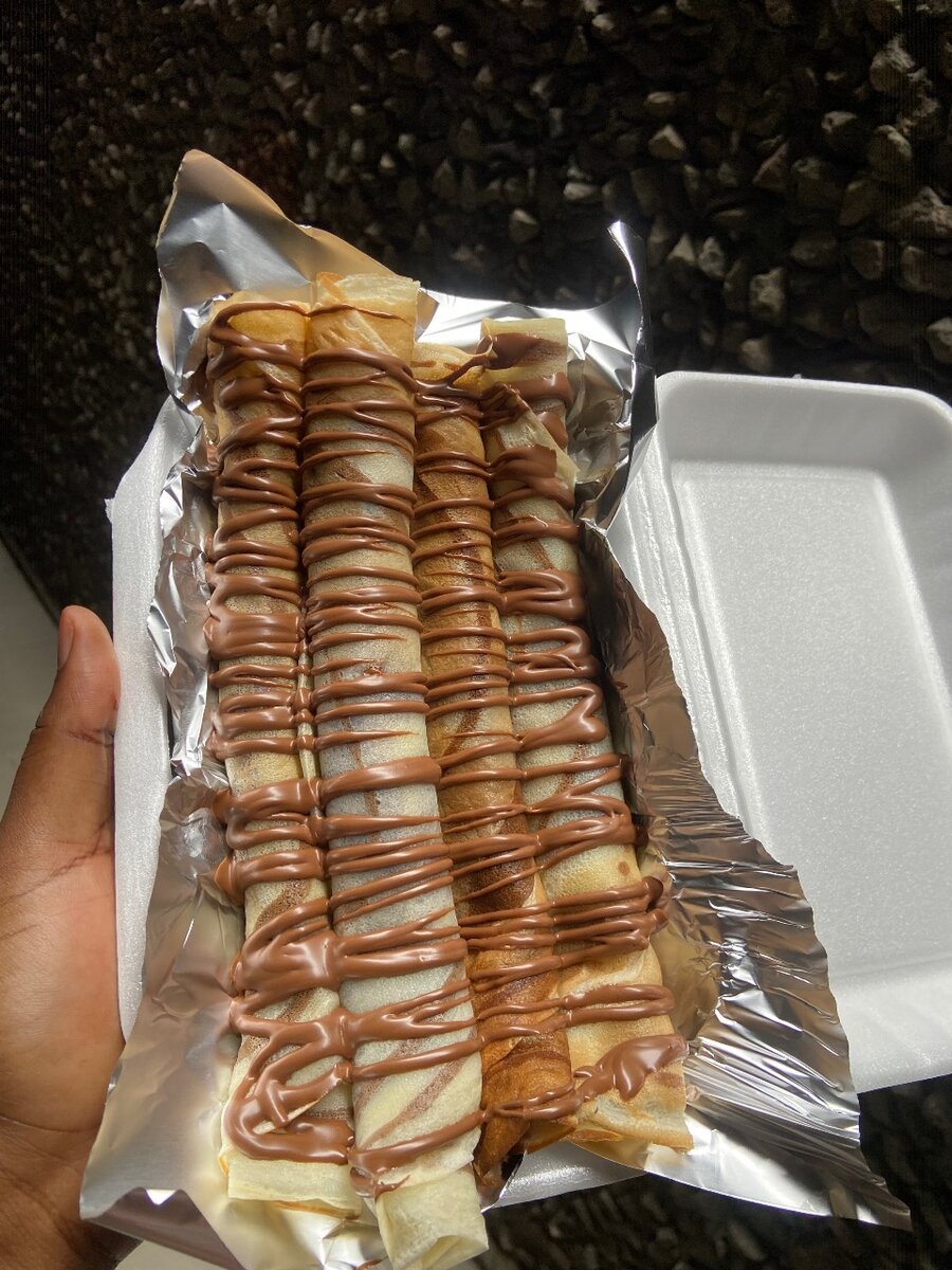 Crêpe tourbillon au chocolat