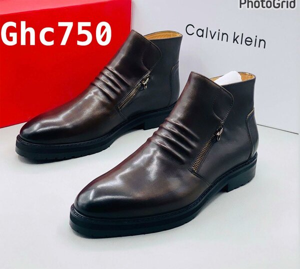 brown men's boots