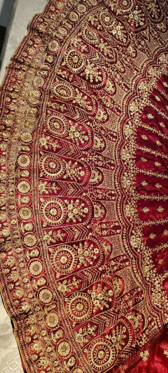 Imported semi stitched lehnga bridal