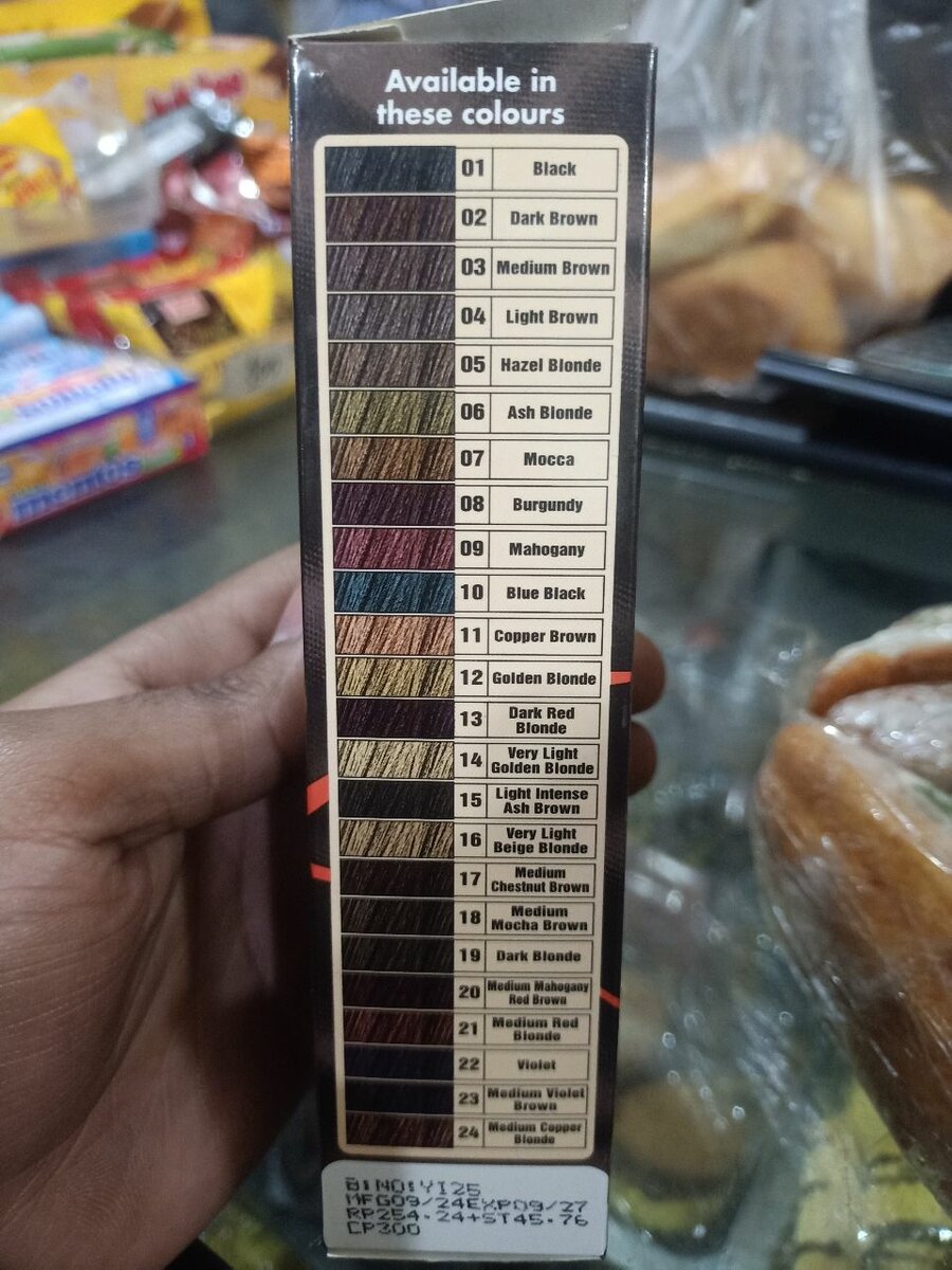 Olivia hair colours