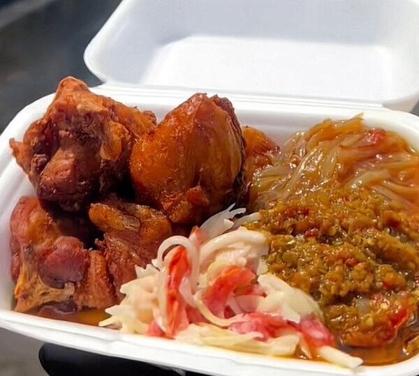 Croupion de dindon et attieke