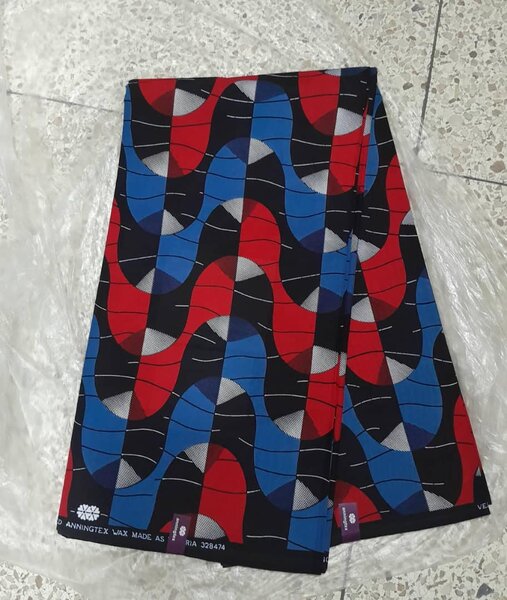 Cotton fabric with 6 yards print