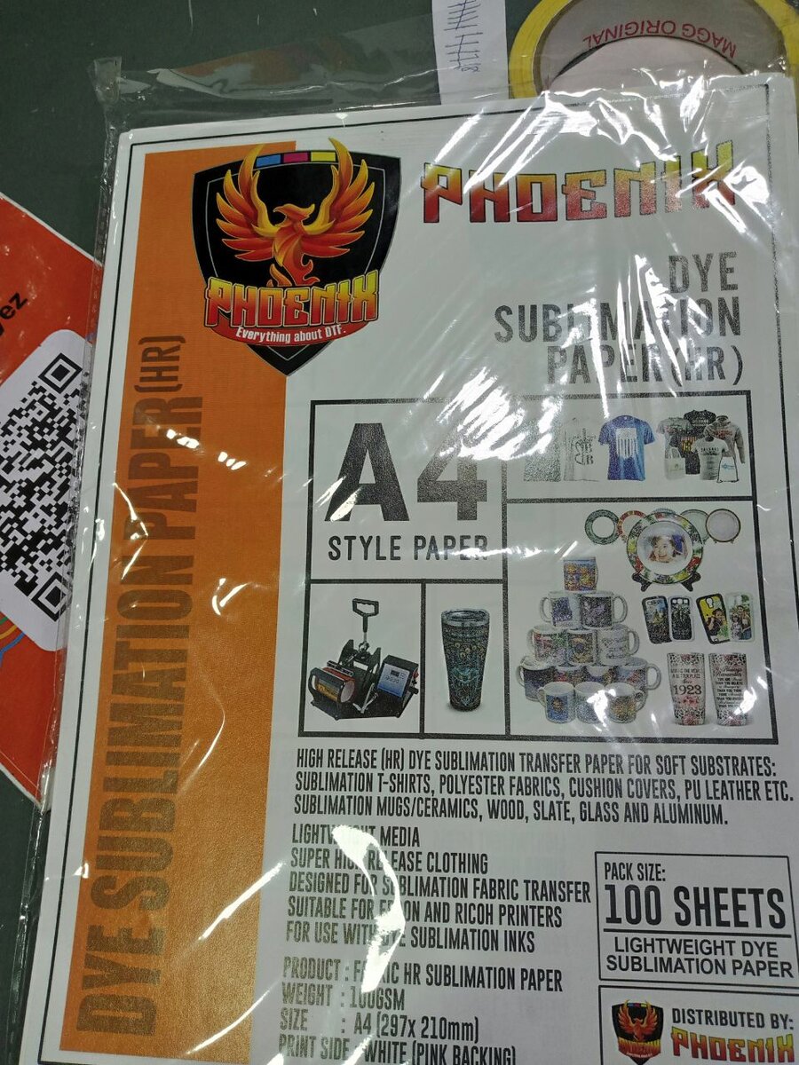 Papier de Sublimation A4 100 Feuilles