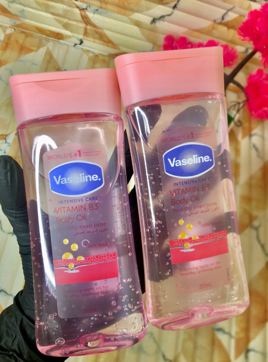 Vaseline body oil