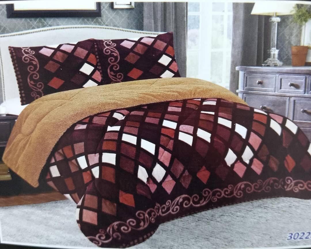 Bedroom set: wool blanket + pillowcases 2pcs