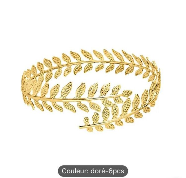 Lot de Bracelets Dorés Élégants