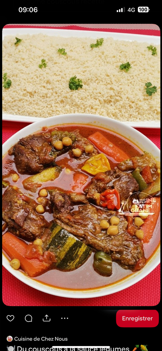 Couscous aux Légumes et Viande