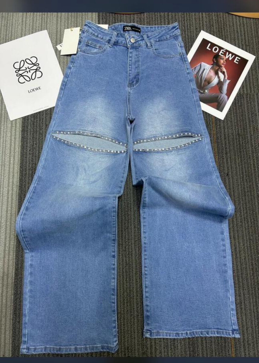 Jean Évasé Taille Haute Femme