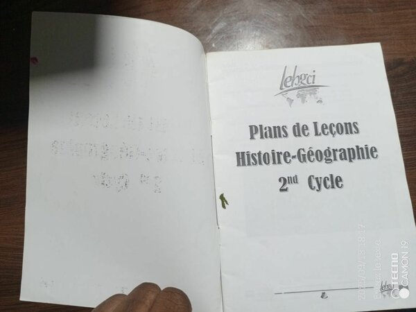 Plans de Leçons Histoire-Géographie