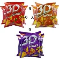 3D, s Hot, n Spicey 3D B.B.Q. 3D Pizza Mix Taste (18pcs)