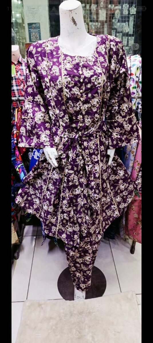 Woman dresses