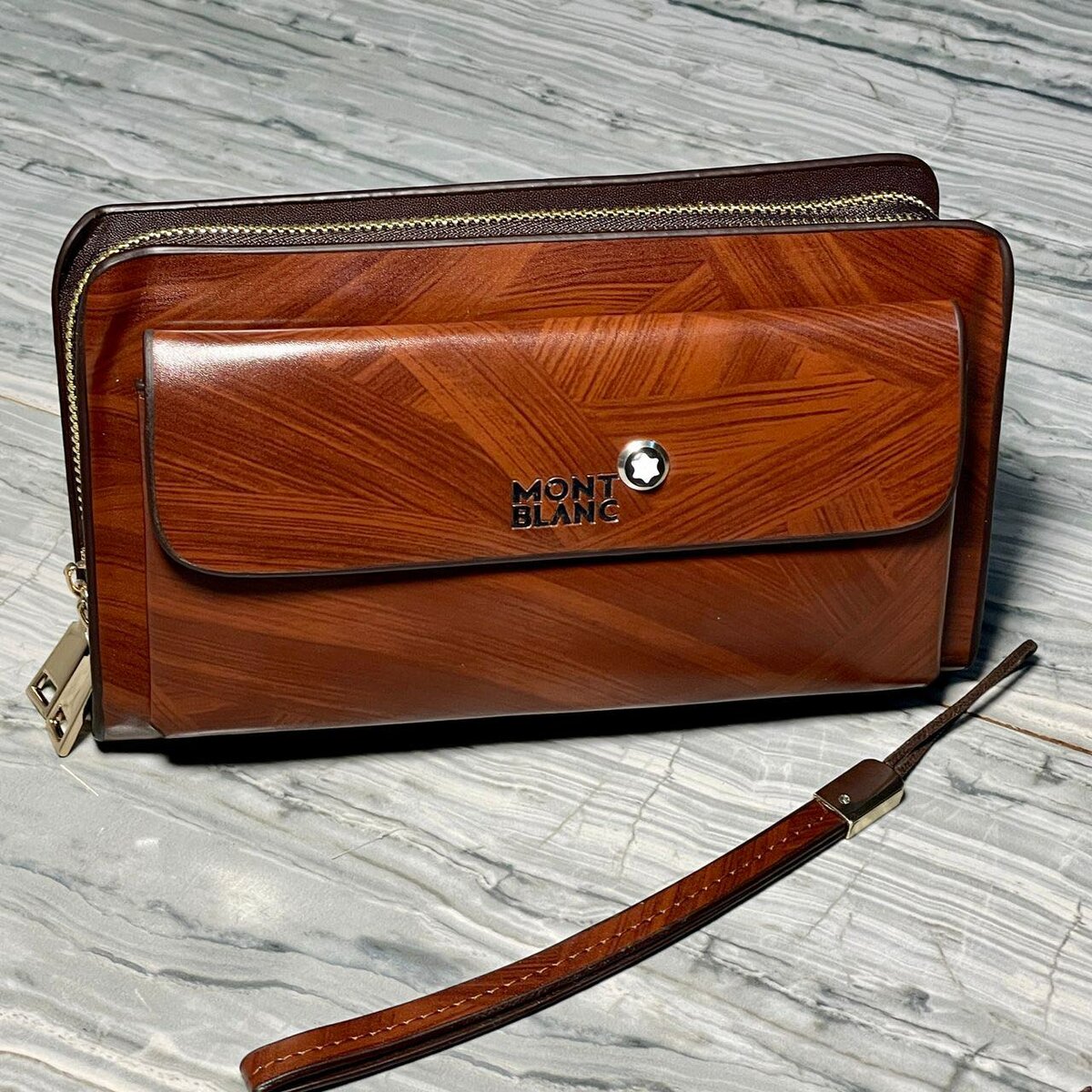 Mont Blanc clutch bag