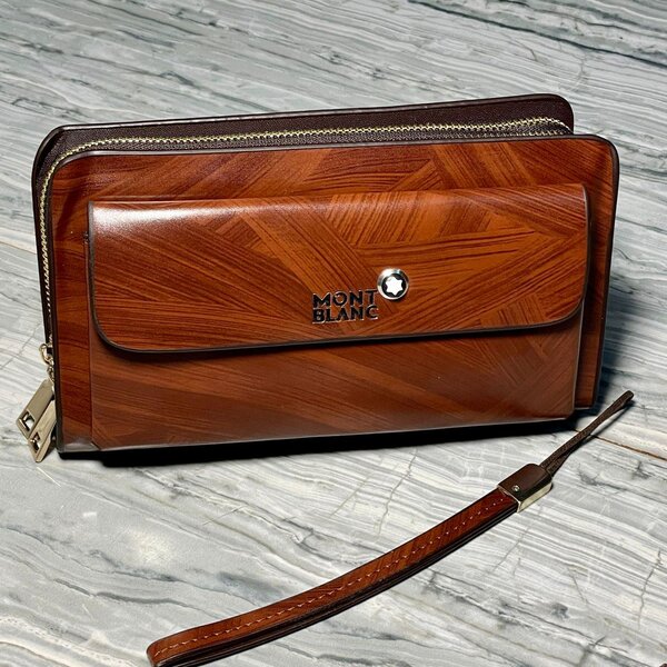Mont Blanc clutch bag