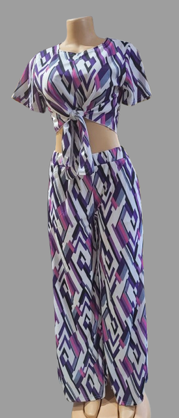 Ensemble Géométrique Chic Femme