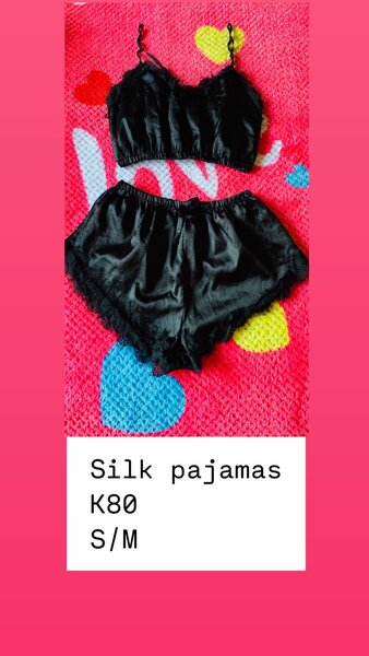Silk pajamas
