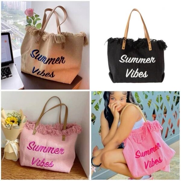 Tote 'Summer Vibes' Sac Plage