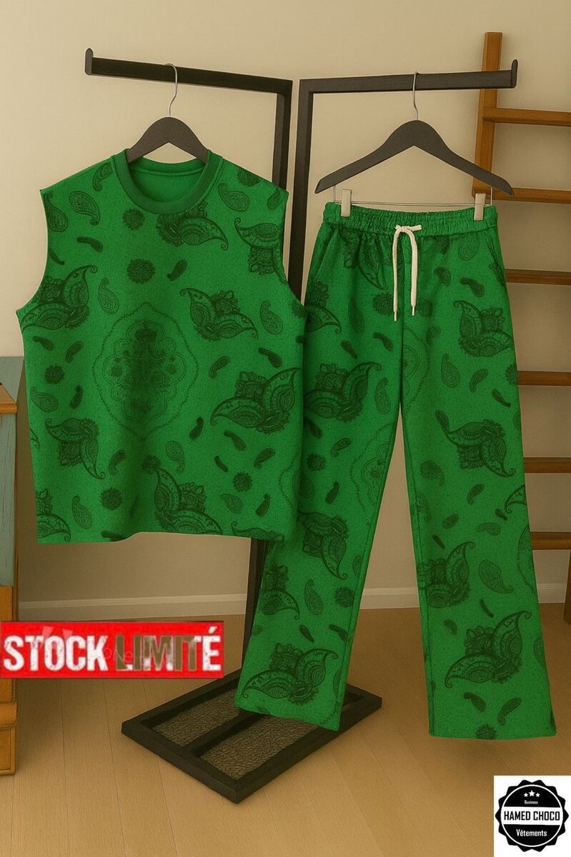 Ensemble Décontracté Sans Manches