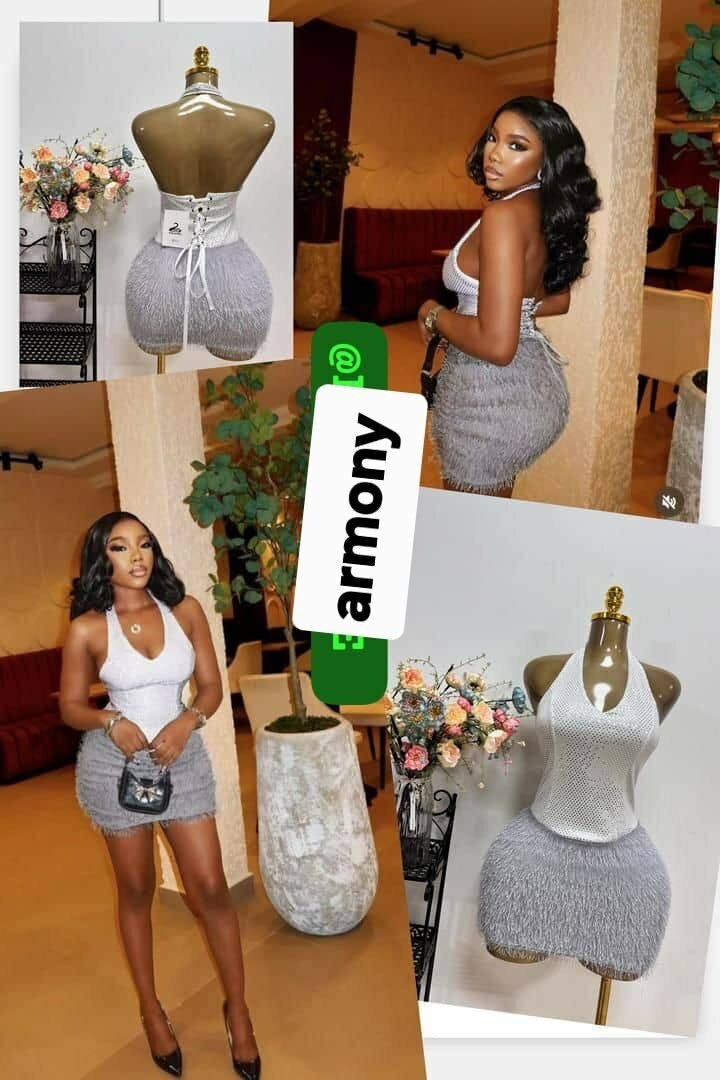 Mini jupe en fausse fourrure