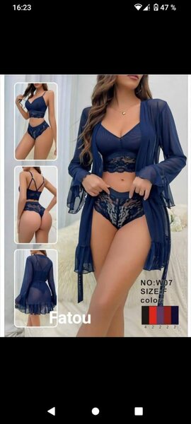 Robe de nuit en dentelle sexy