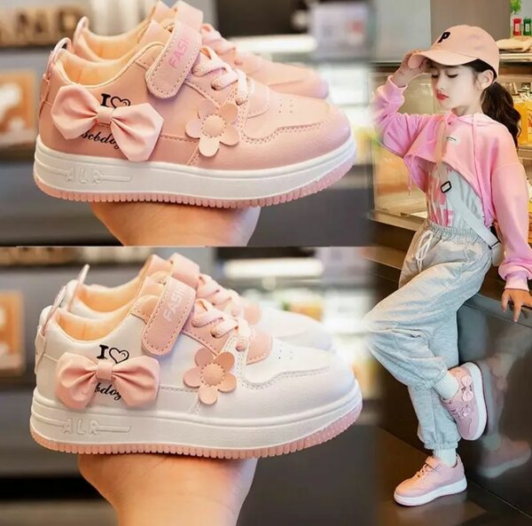 Baskets roses fille tendance