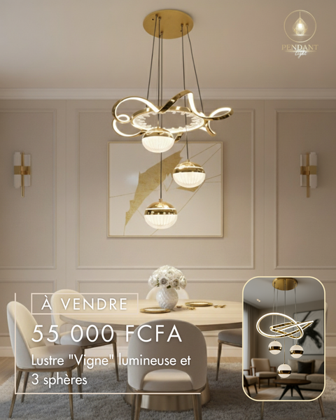 Lustre moderne "Vigne"