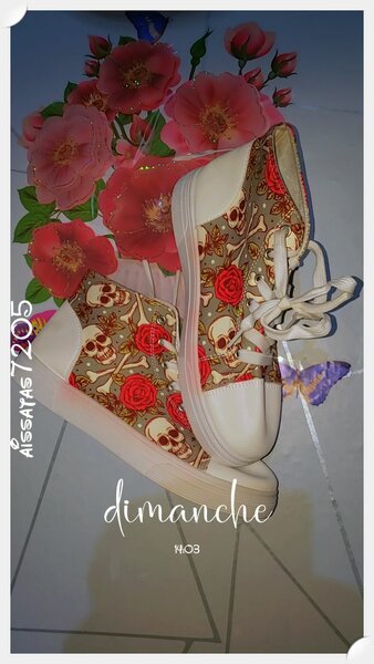 Baskets tendances imprimées