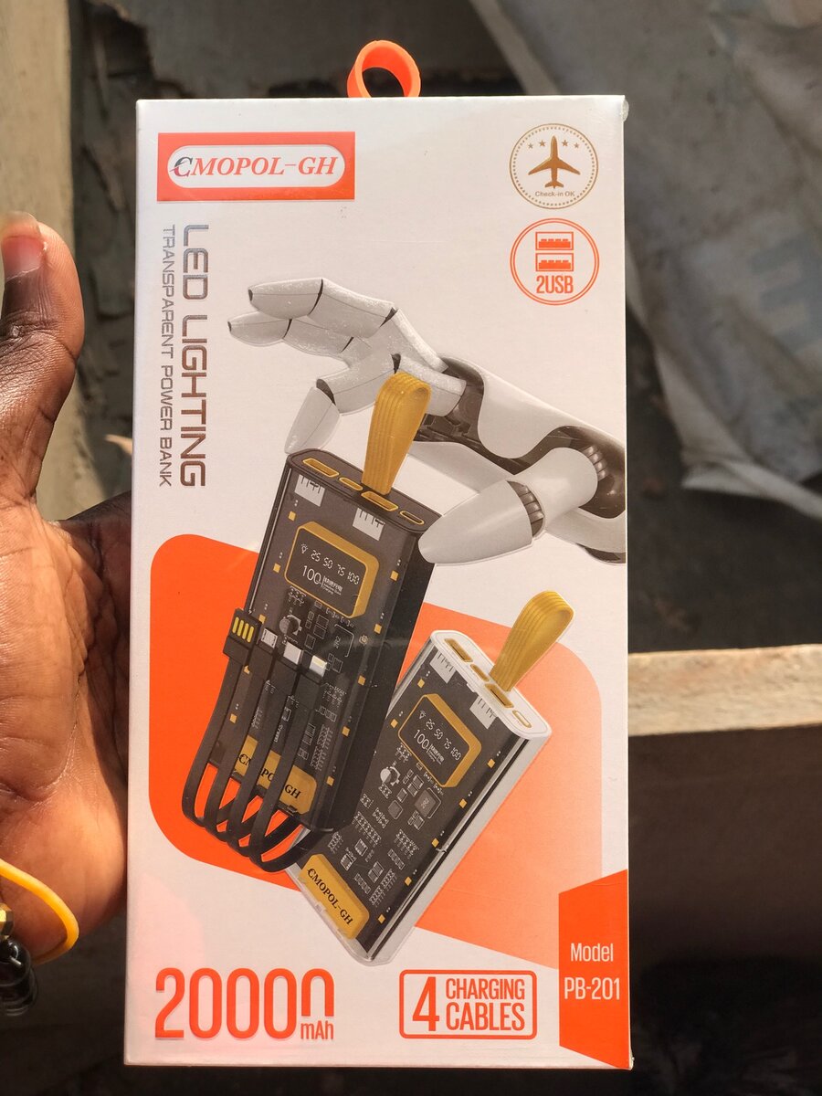 Transparent Power bank