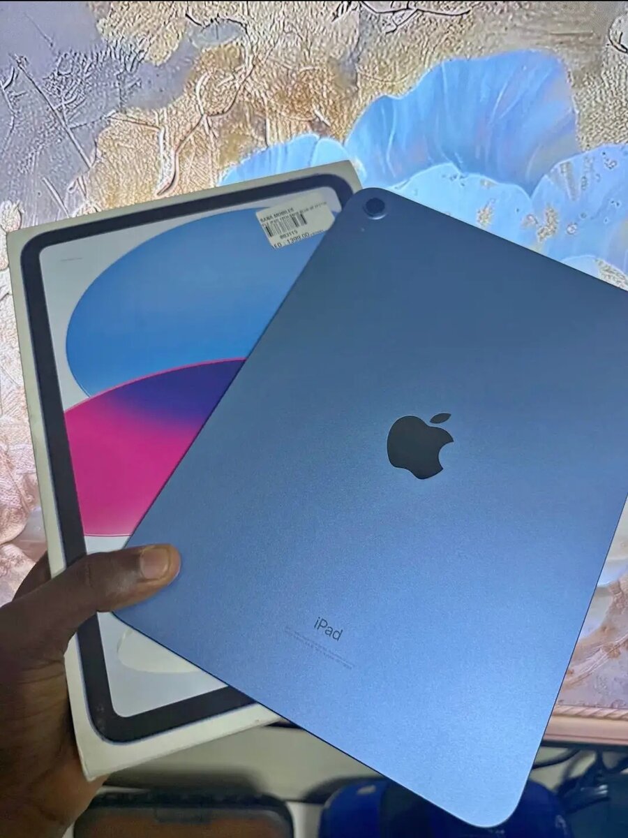 iPad moderne bleu