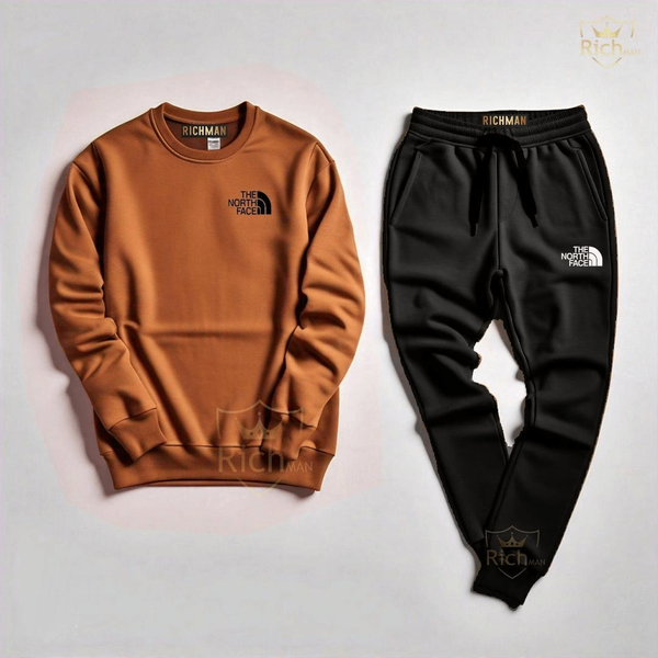 2pcs unisex fleece tracksuit for both boys and girls