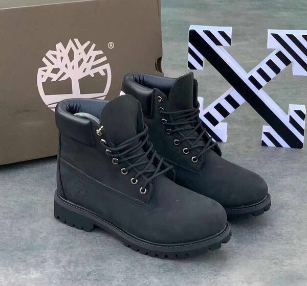 Bottes robustes en cuir pour hommes