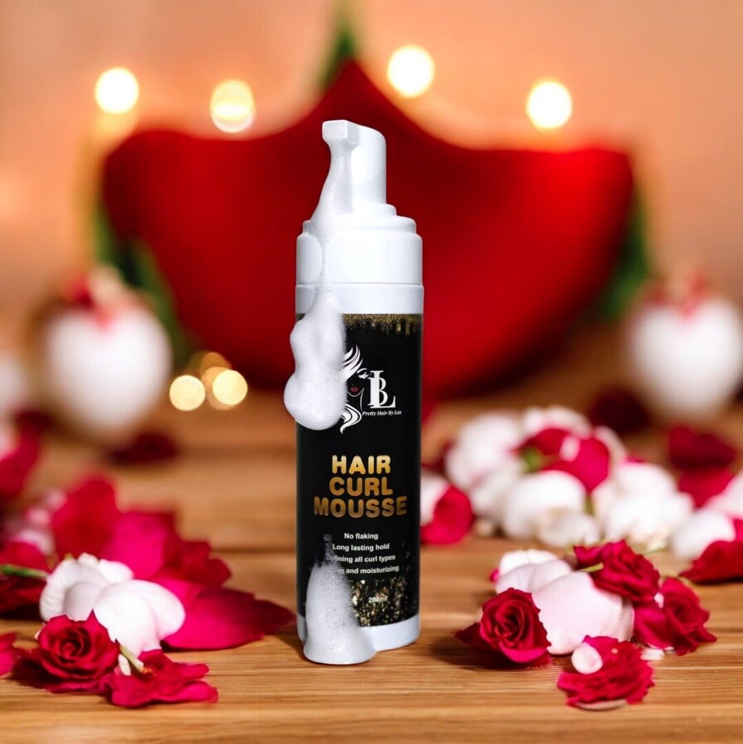 Mousse Boucles Cheveux Longue Tenue