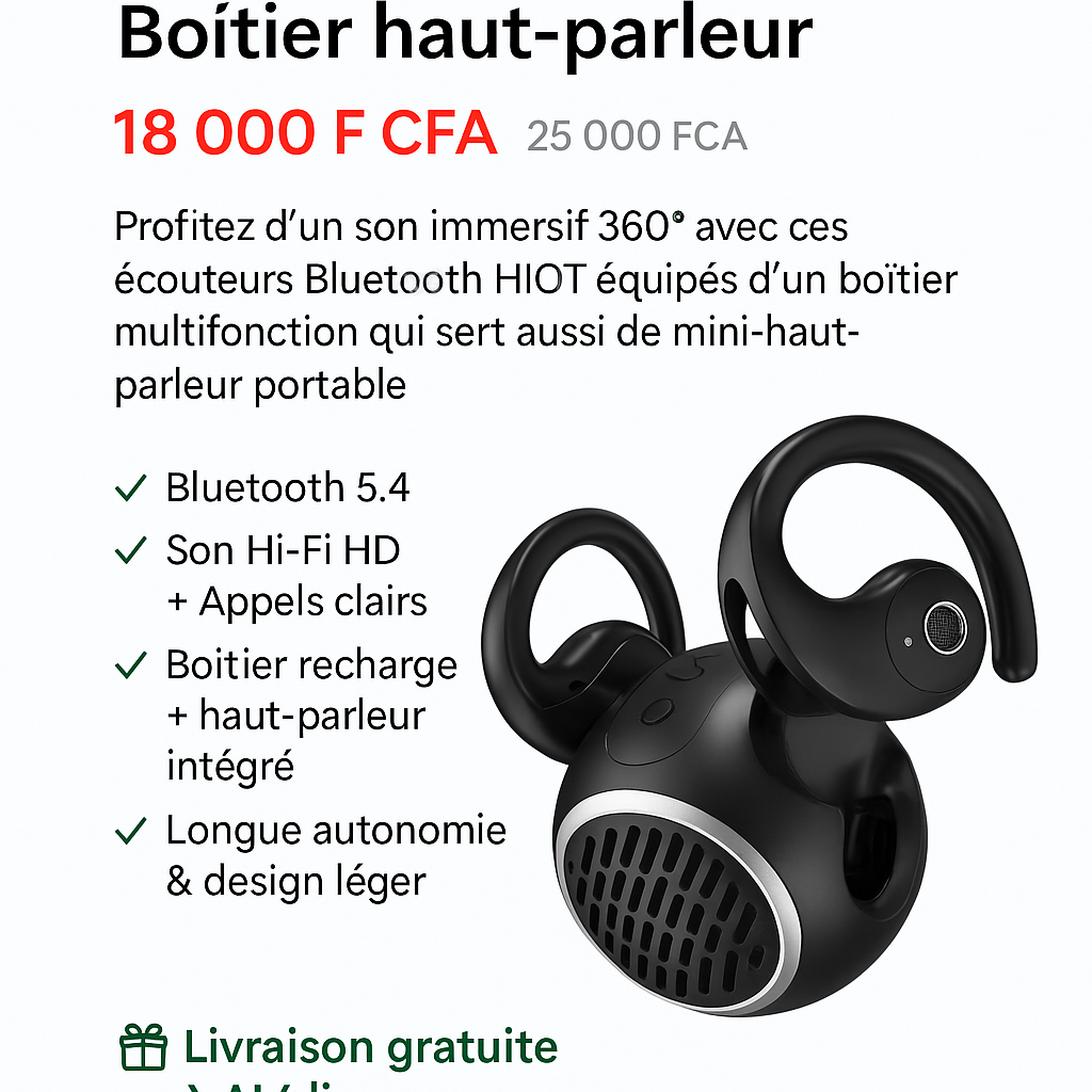 Écouteurs + Haut-parleur